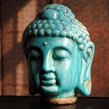 Ceramic Southeast Asian style Buddha head